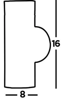 Spot mural noir Splot Up - Down 16 cm Searchlight 5053423076553