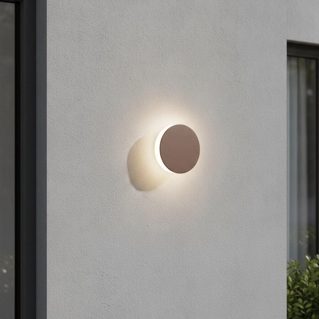 Lampe murale de conception Gong Brun rouille