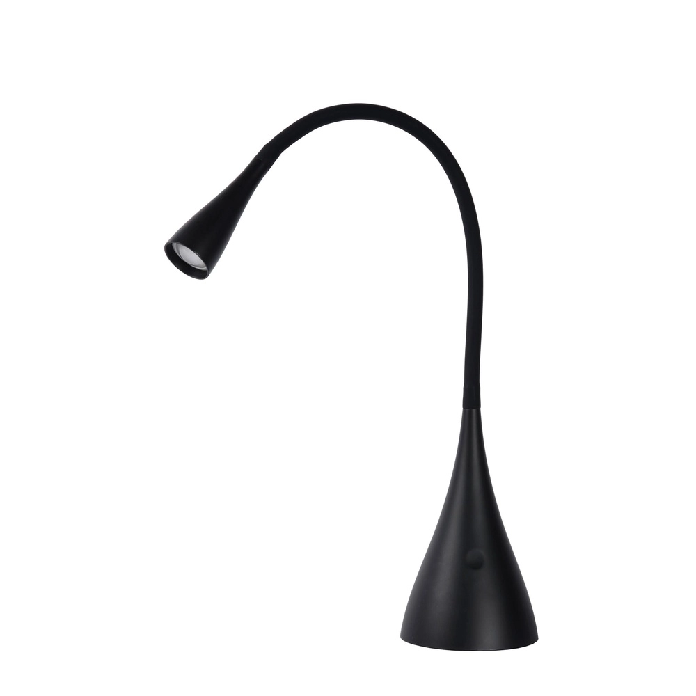 Lampe de bureau Zozy Noir à 3 étapes à dimmable