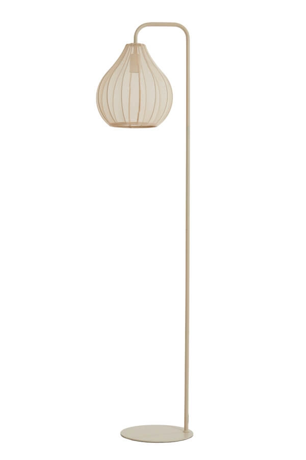 Lampadaire crème Elati Ø 29cm japandi Light & Living 8717807702700