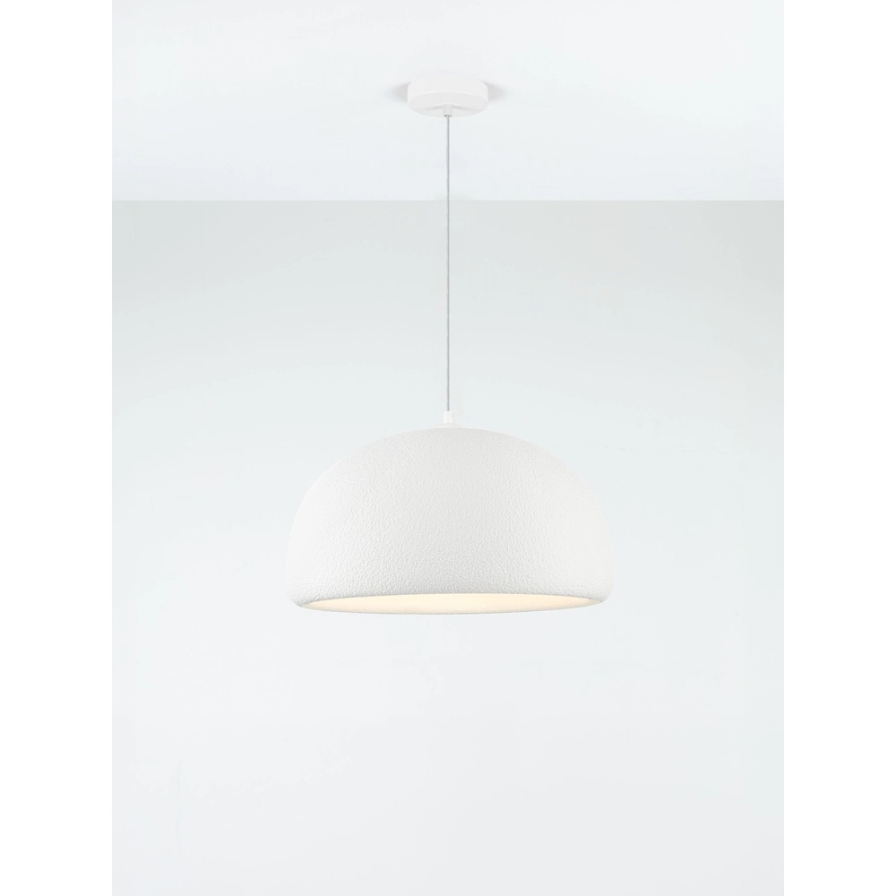 Lampe pendante moderne Davo blanc Ø 43cm Lyora 5212017495686