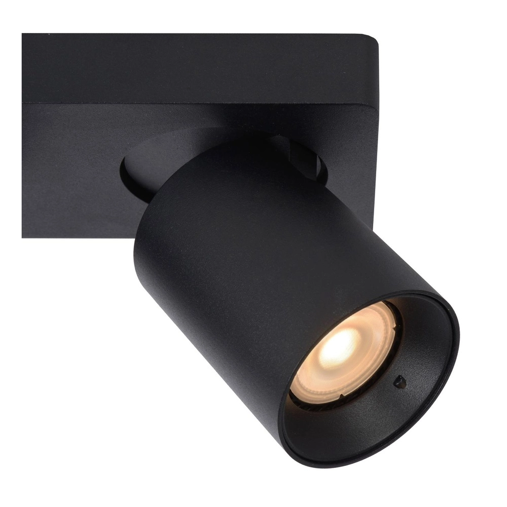 Projecteur de plafond Nigel 2-noir clair Lucide 5411212092557