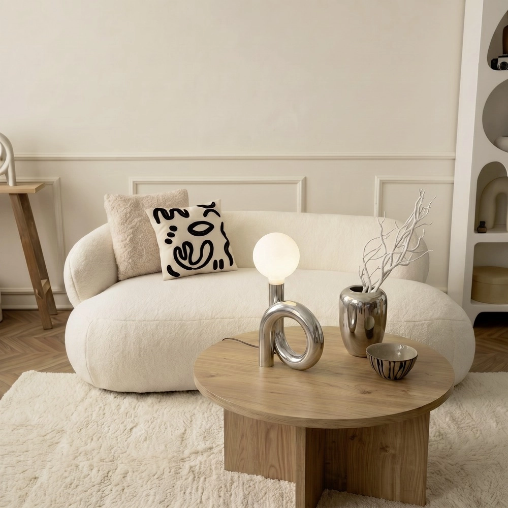 Lampe de table de conception Mellili Chrome Eglo 9008606406692