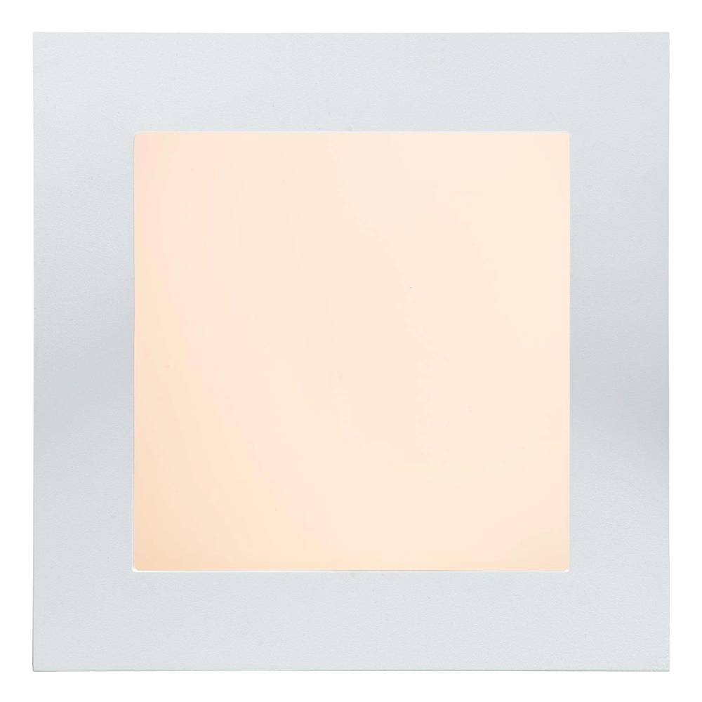 Éclairage de plafond Brice-Led 16,8 cm carrés blanc IP44 Lucide 5411212281333