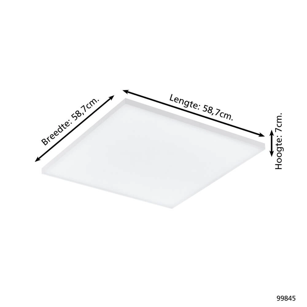 Plafonnier LED Turcona-B blanc Eglo 9002759998455