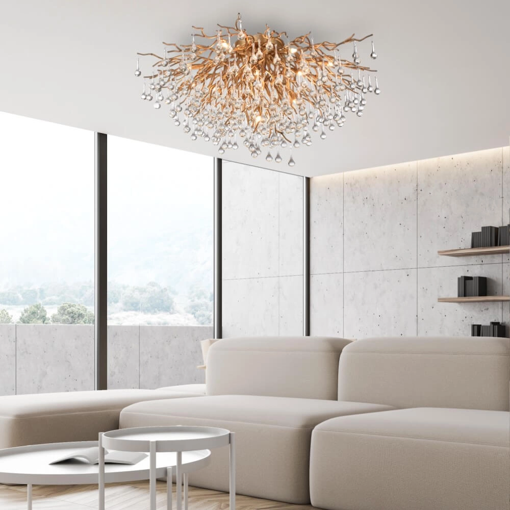 Lustre Icicle laiton 100cm Paul Neuhaus 4012248352106