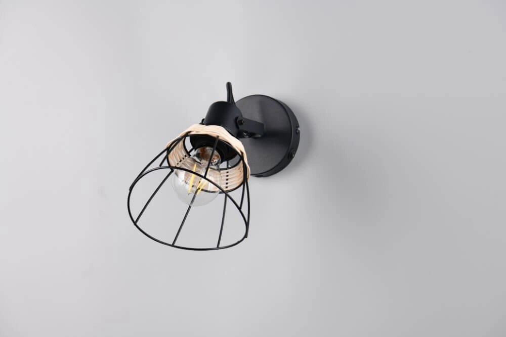 Applique murale noire Jerome concevoir Trio 4017807637694