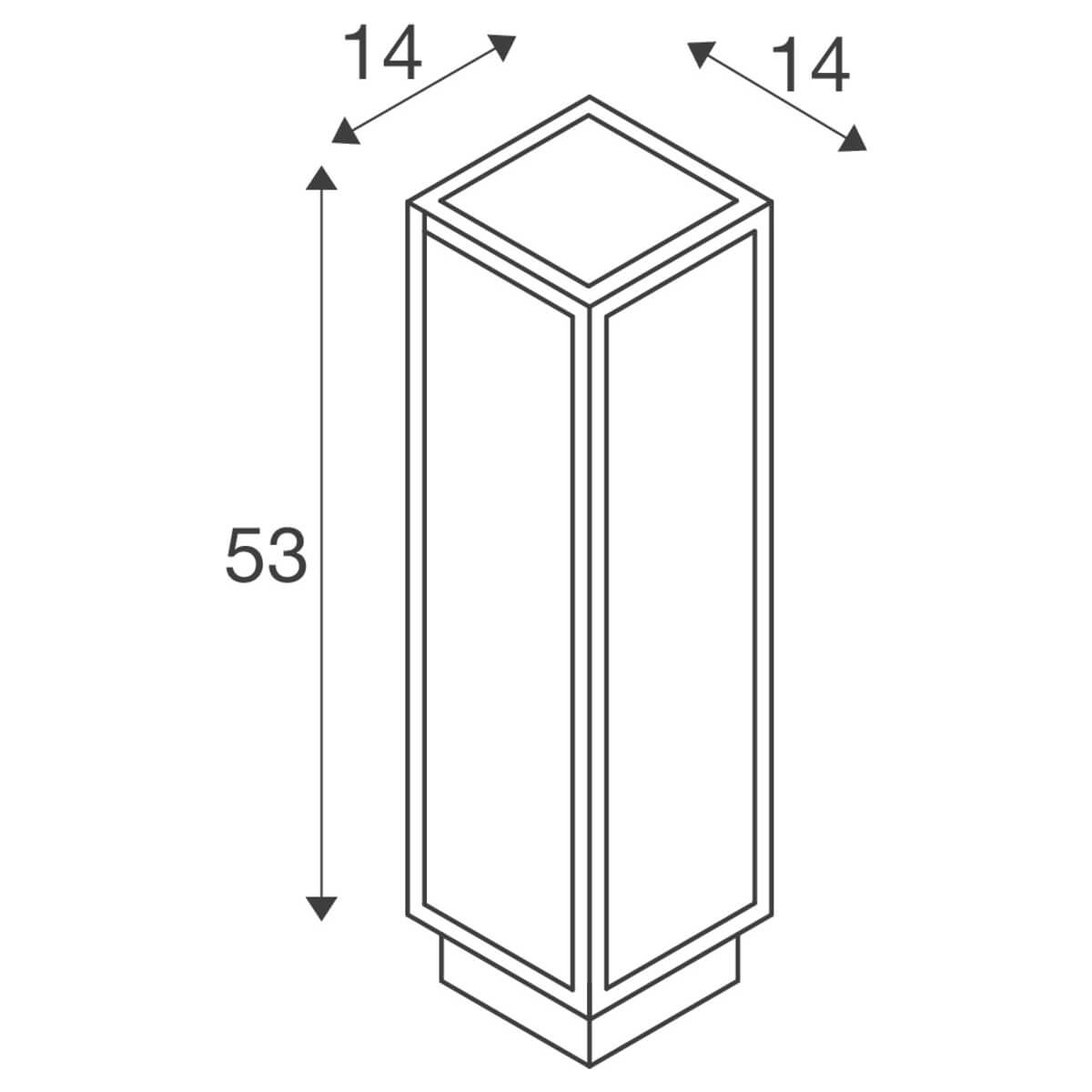 Lampe de terrasse élégante Quadrulo SLV 4024163256926