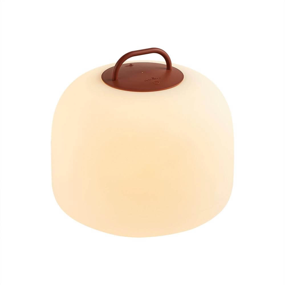 Lampe de table Kettle To-Go rechargeable blanc avec rouge Ø 36cm