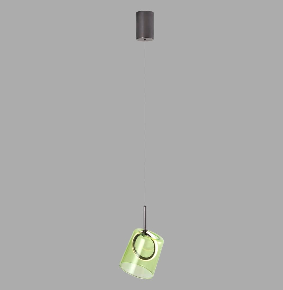 Lampe suspendue Zula vert Paul Neuhaus 4012248383605