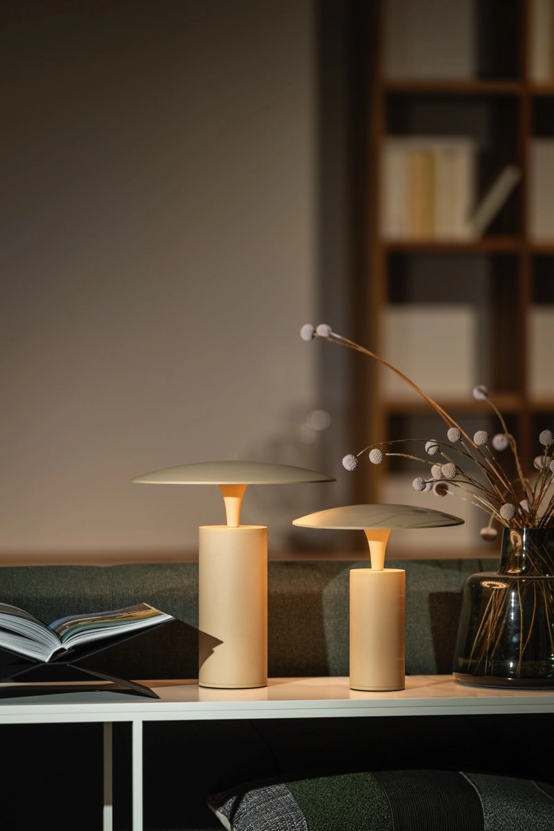 Lampe de table LED Jess Ø 33cm - sable ETH 8720195311126