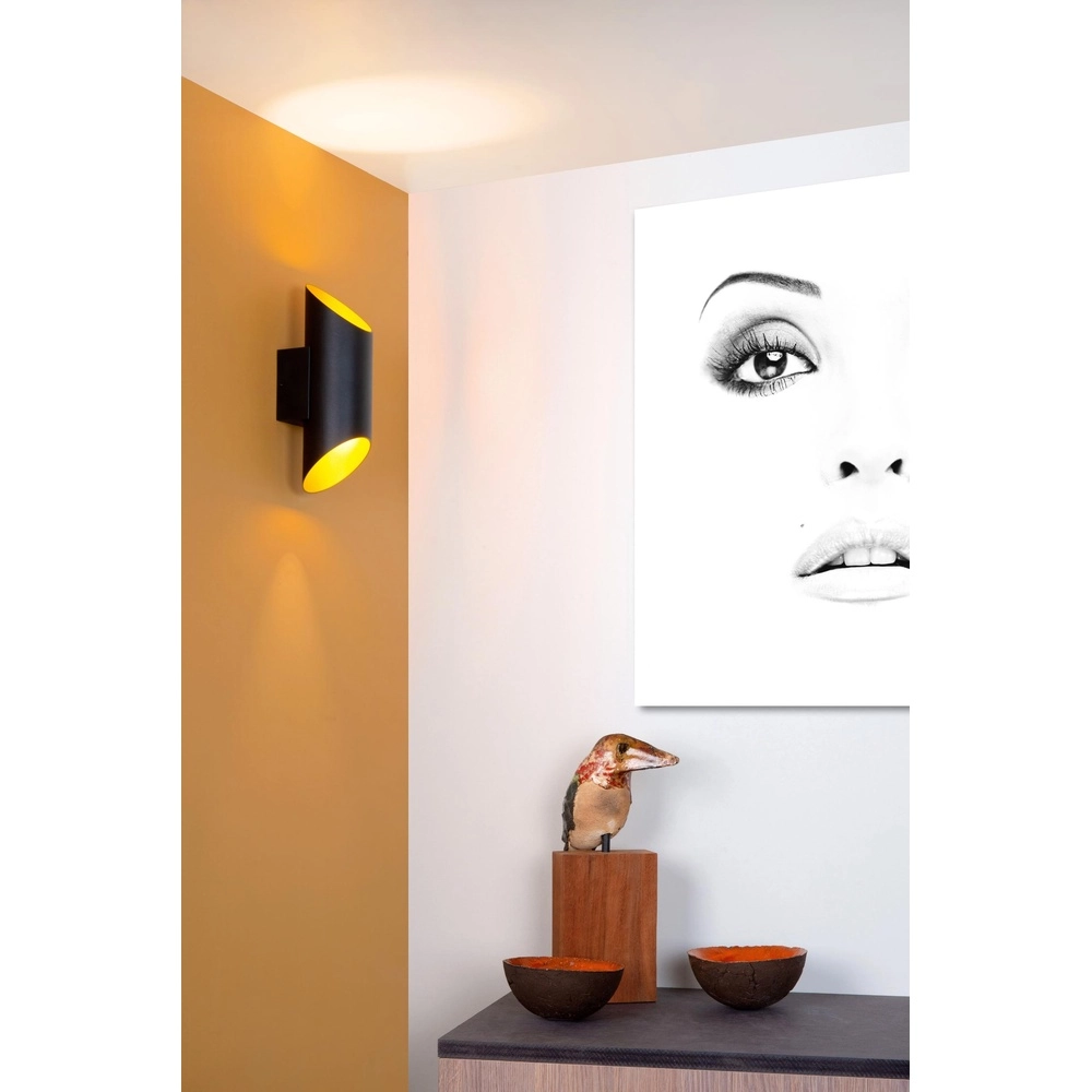 Projecteur mural Quirijn Noir Lucide 5411212093059