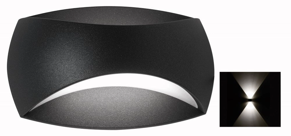 Up - Downlighter Oval 15 cm anthracite Up - Downlighter Oval 15 cm anthracite