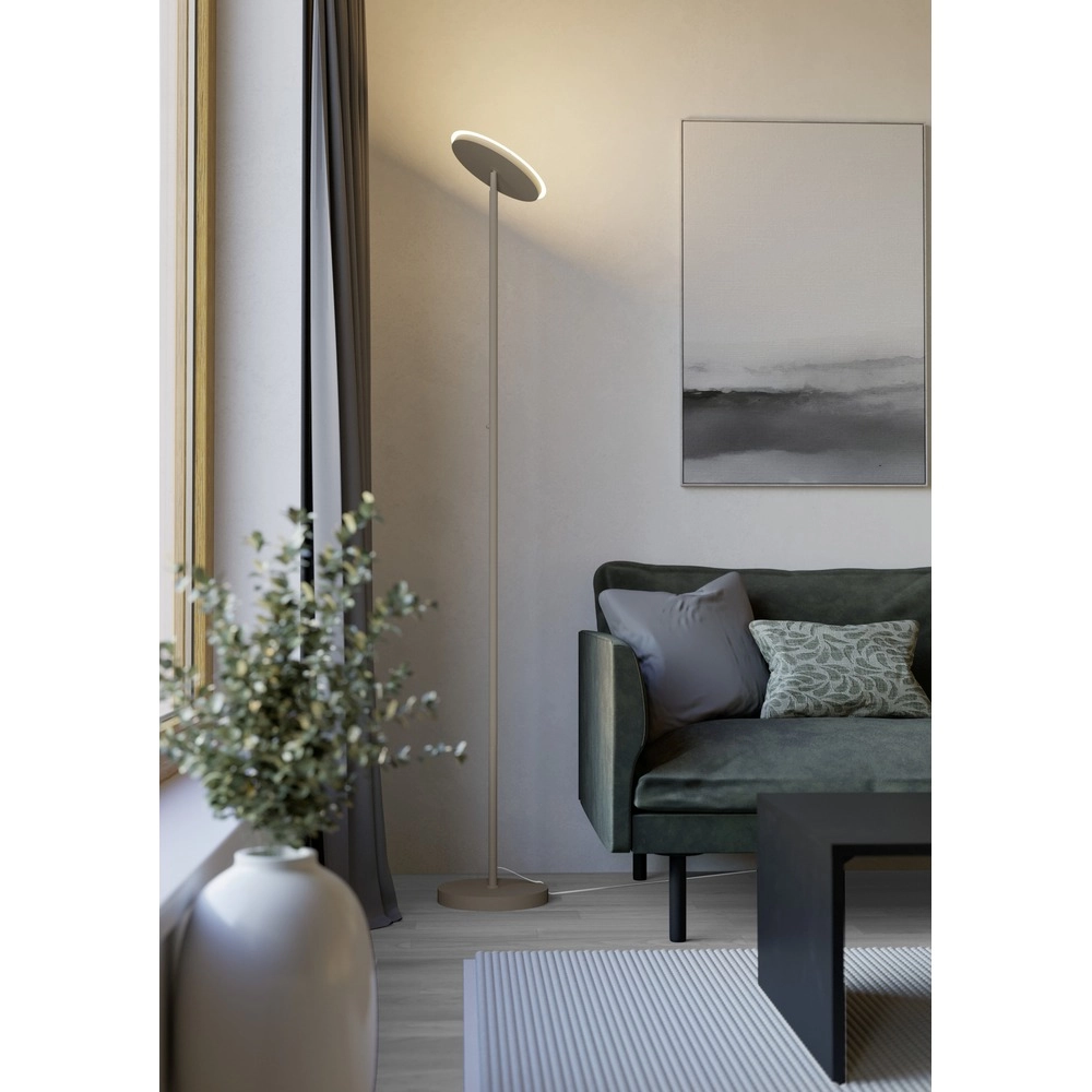 Lampadaire de conception Piagnolo brun sable Eglo 9008606392377