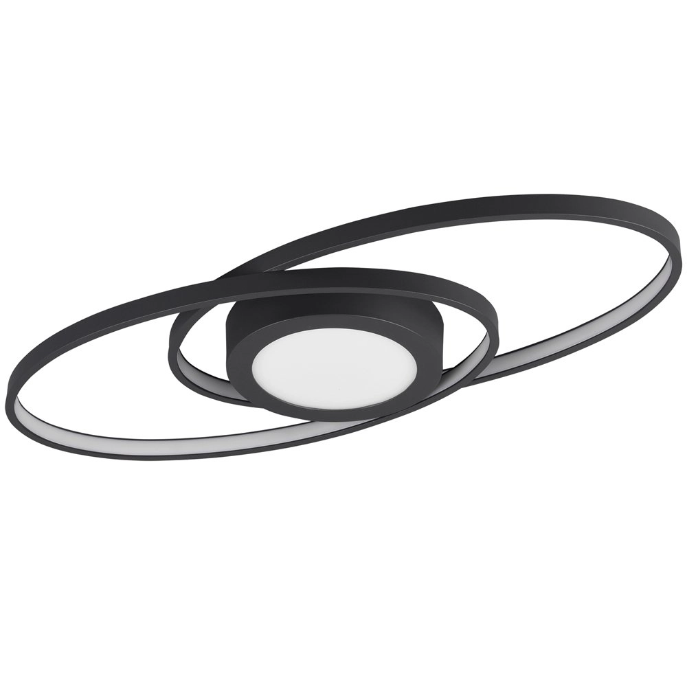 Plafonnier moderne Galaxy noir Trio 4017807446210