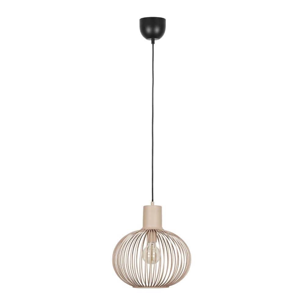 Lampe suspendue en fil de fer Gila Ø 33cm - sable Trio 4017807617542