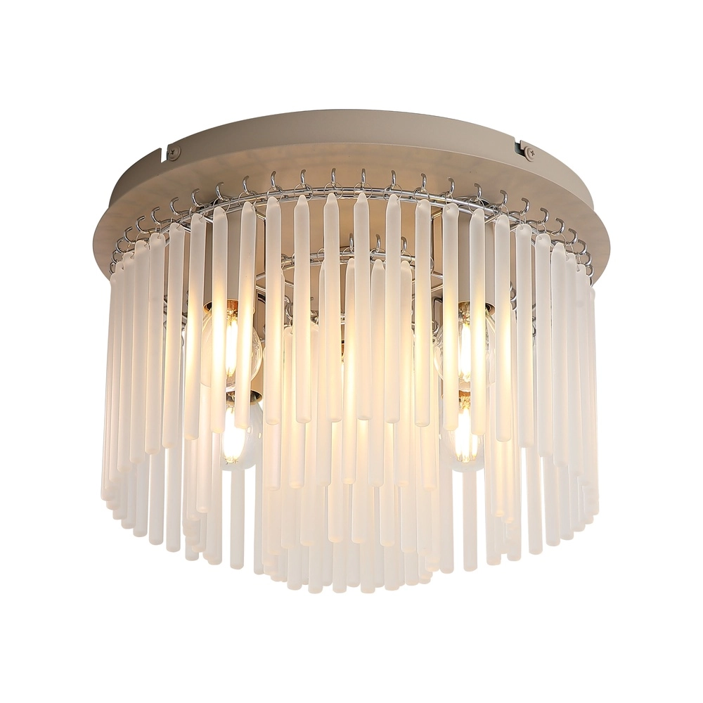 Lampe de plafond Swizzle brun sable