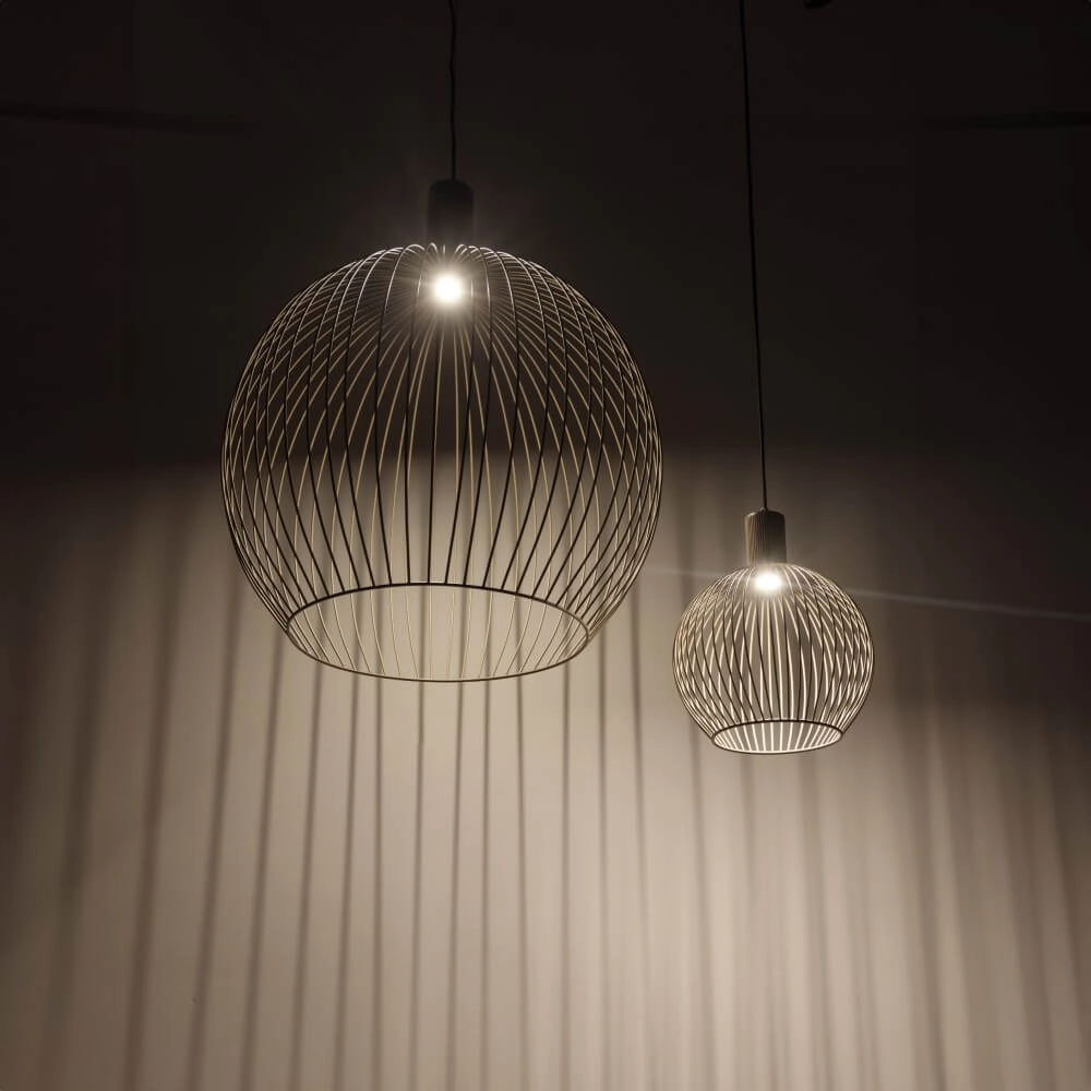 Lampe suspendue couleur sable Wire Sand Ø 50 cm ETH 8720195307129