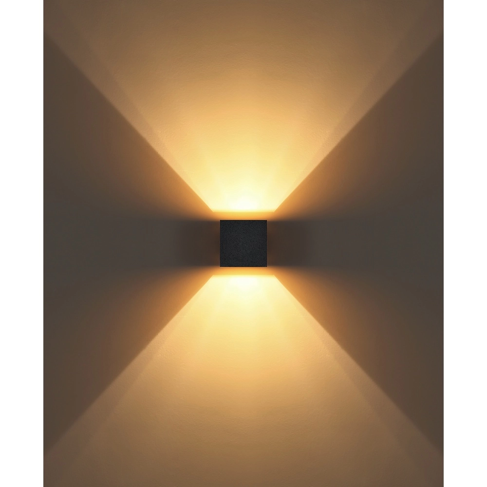 Lampe murale moderne Ferguson Gris carré Globo 9007371592913