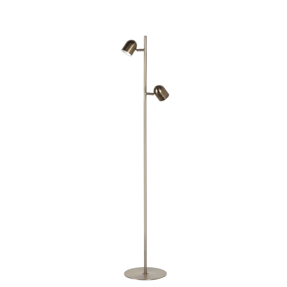 Lampadaire Ovale Bronze cuivré 2 lumières Lampadaire Ovale Bronze cuivré 2 lumières
