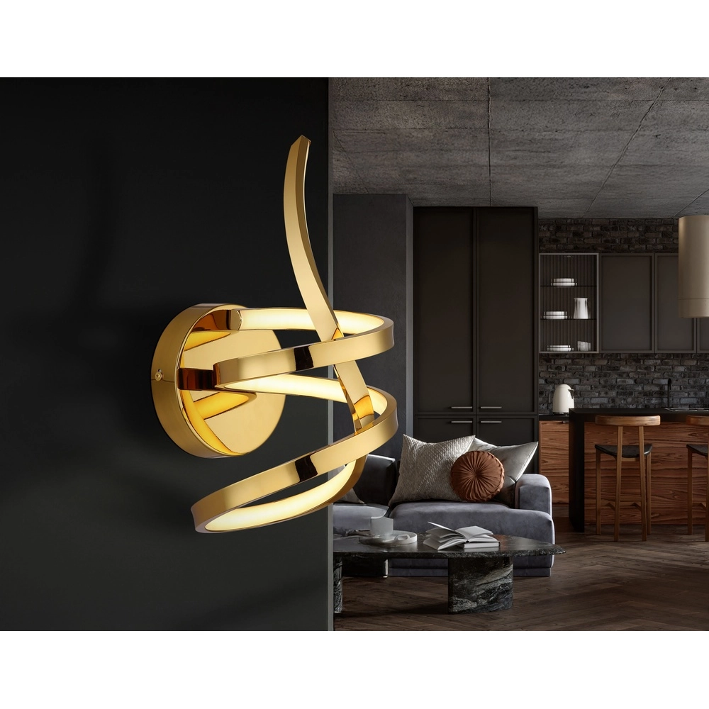 Lampe murale à boucle Iduna Or Globo 9007371510429