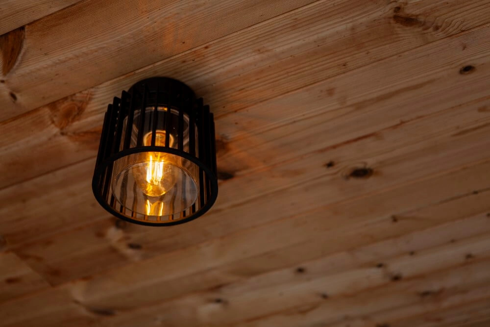 Plafonnier noir Shyne noir Lutec 6939412015569