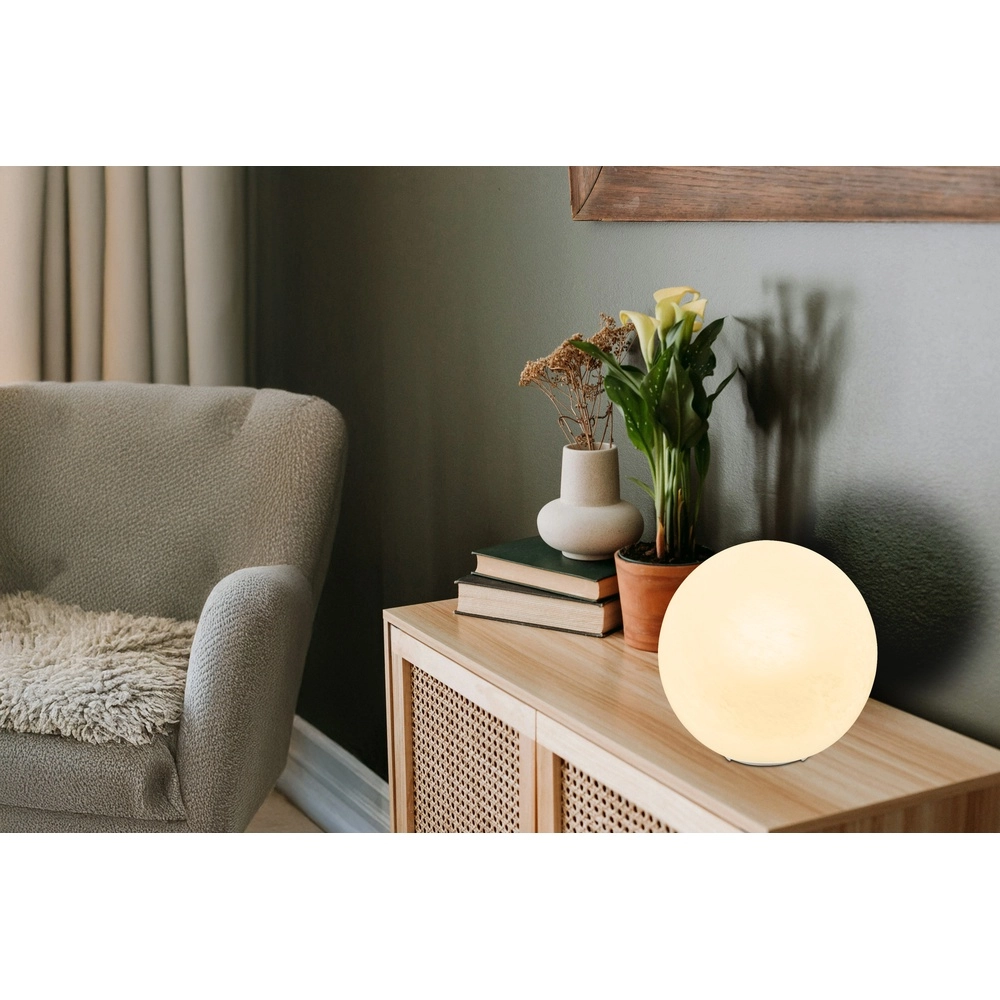 Lampe de table à sphère Kop Blanc Globo 9007371569342
