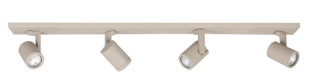 Spot de surface à 4 lumières Halo sable - GU10