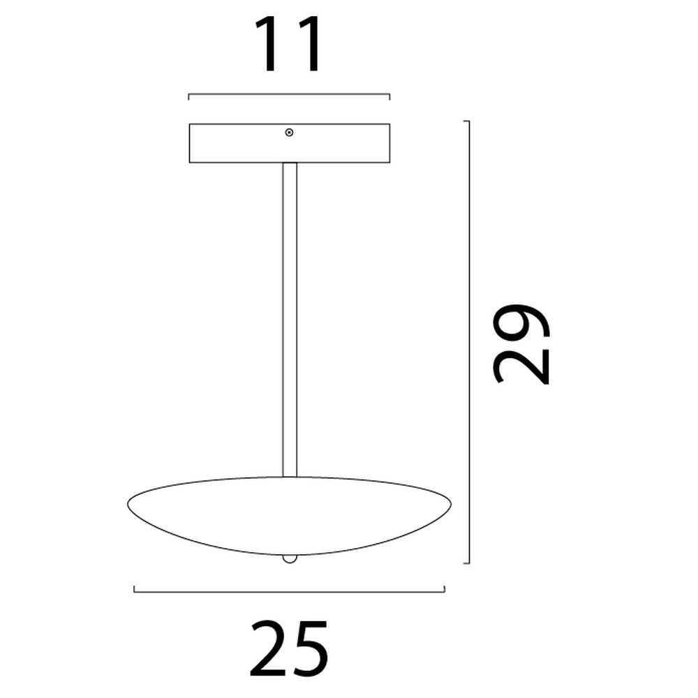 Plafonnier Scala Ø 25cm noir avec or Masterlight 8718121316451