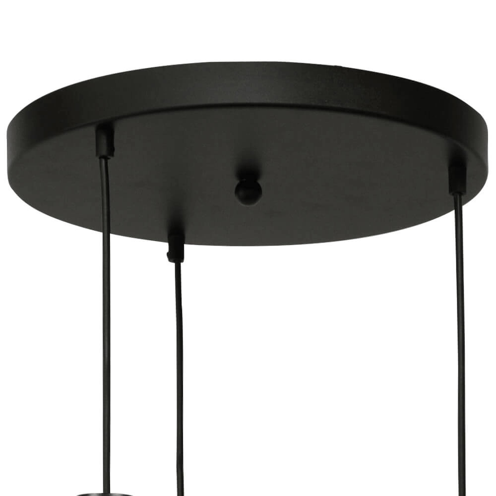 Lampe suspendue Vide Bella 2 3 lumières avec verres fumés Masterlight 8718121340692