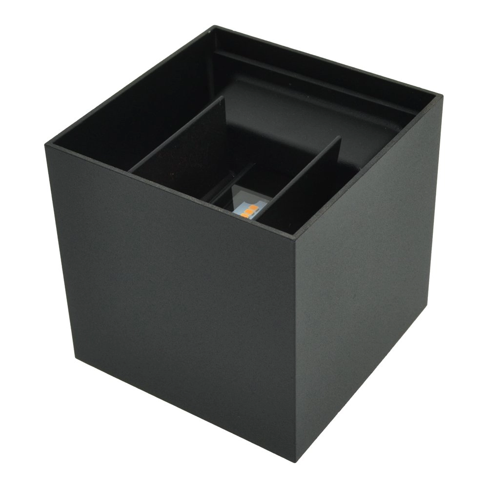 Spot murale Roty Cube Noir Lyora 8716803509283