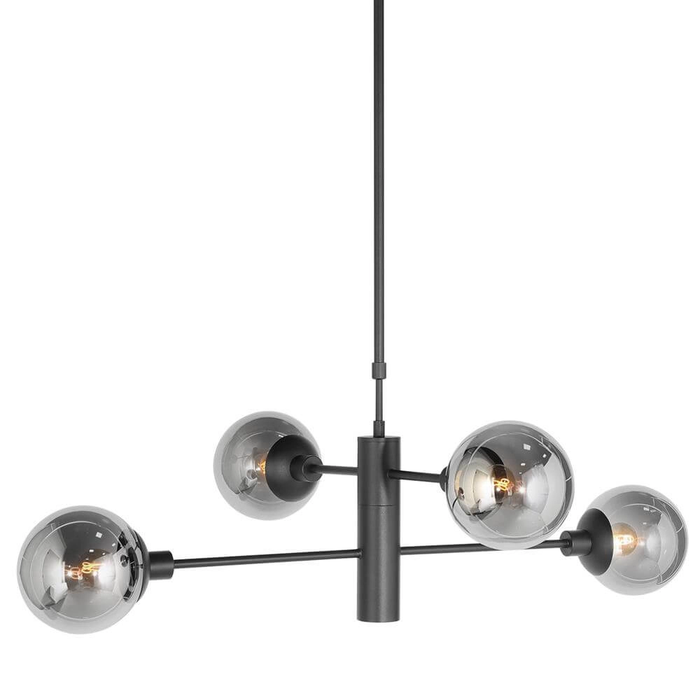 Suspension design Constellation noir avec verre fumé Steinhauer 8712746173031
