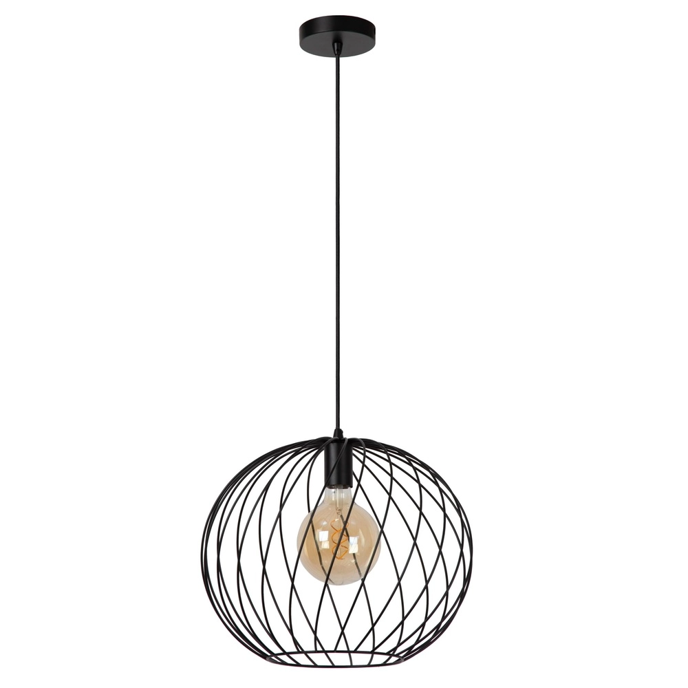 Lampe suspendue Danza Ø 40cm noir