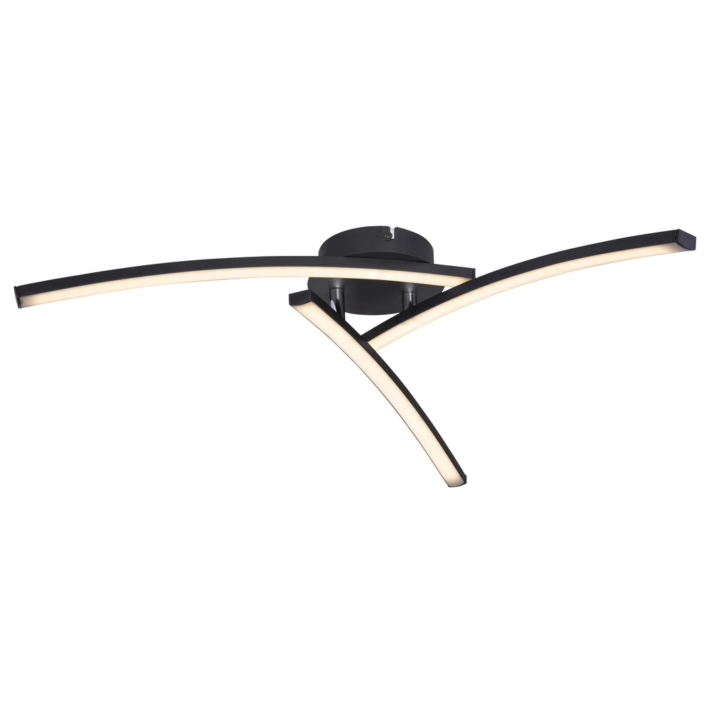 Lampe de plafond à design Tansy I Noir Globo 9007371401604