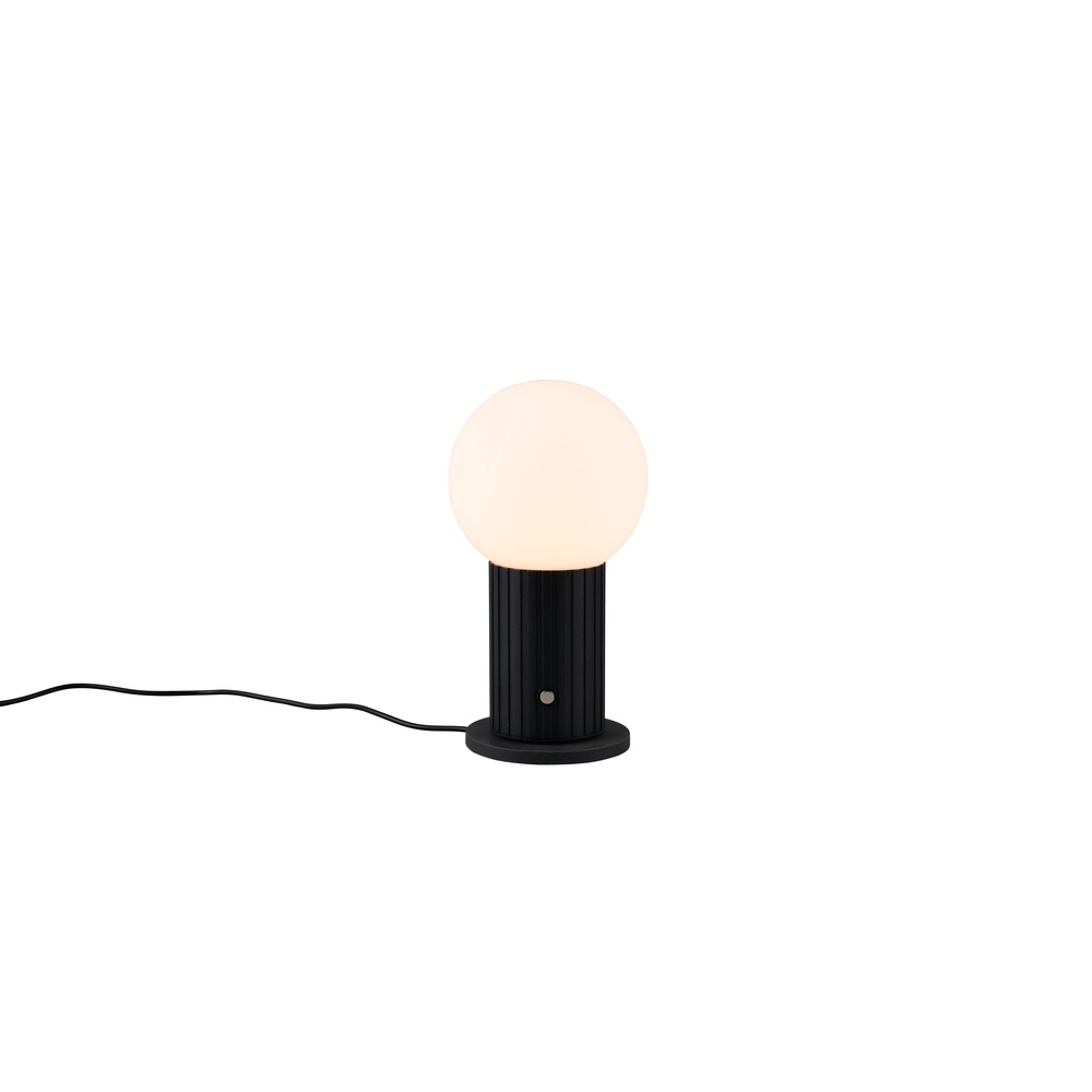 Lampe de table rechargeable Tauris noir et blanc Trio 4017807643480