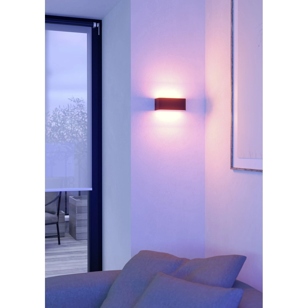 Lampe murale intelligente Sania-Z Noir - LED - 20cm Eglo 9008606361670