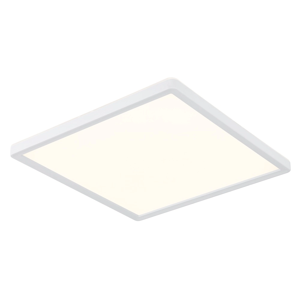 Éclairage de plafond Sapana carré 29,4 cm blanc