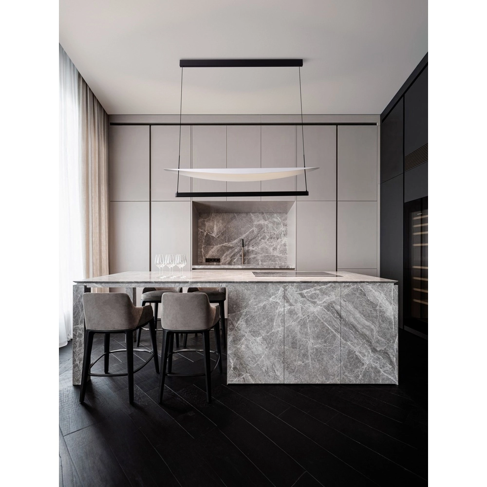 Suspension design Diona ovale noir avec blanc Lyora 5212017451484