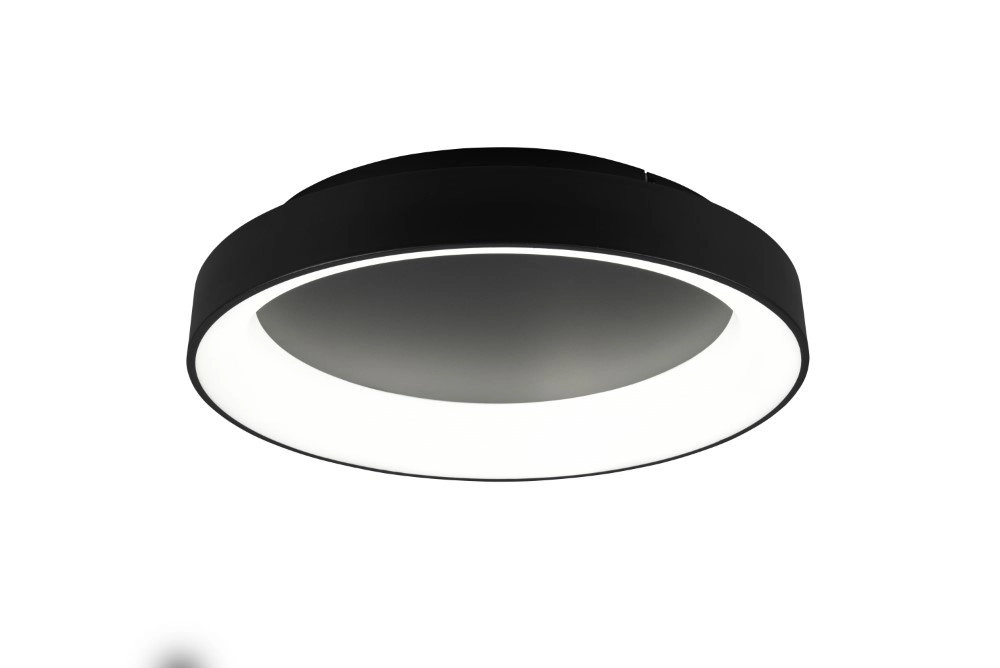 LED plafonnier Girona 48w - 2700-6000K - 60cm noir Trio 4017807489866