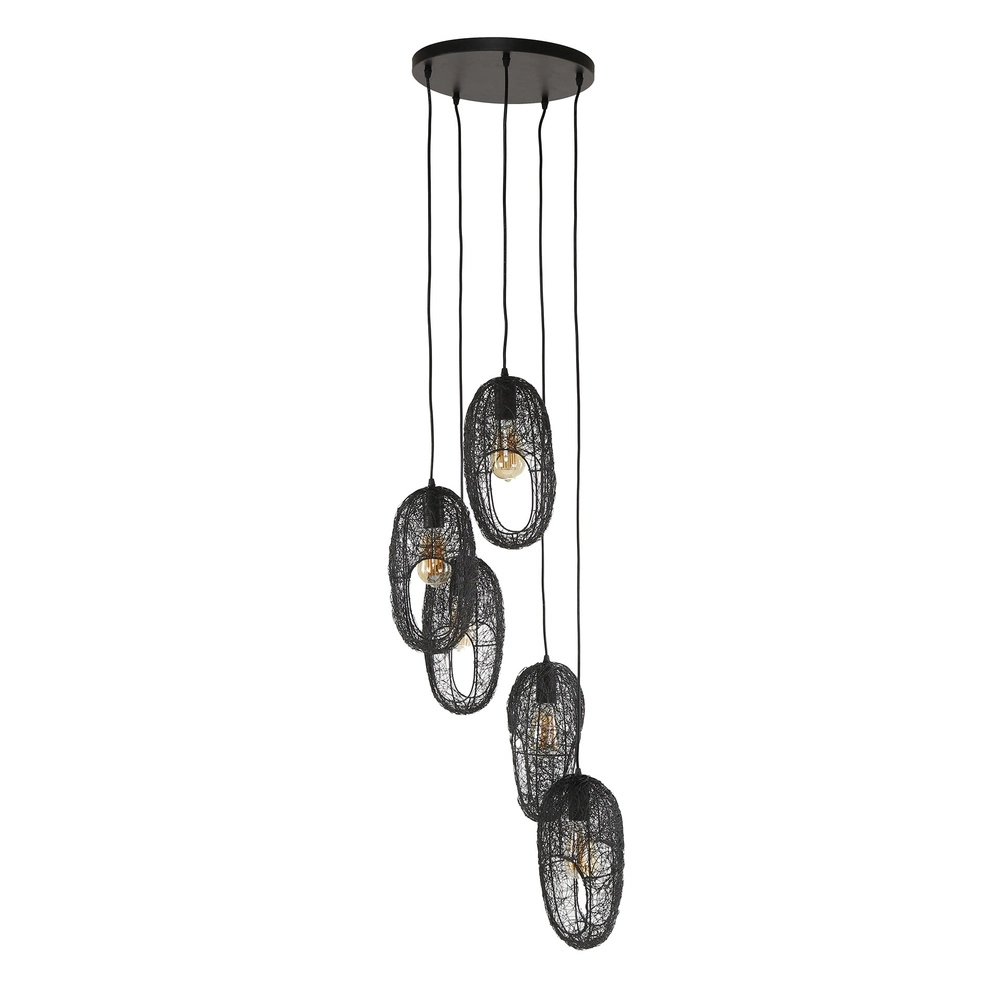 Lampe pendante en maille Open 3x E27 Lyora 8716803512467