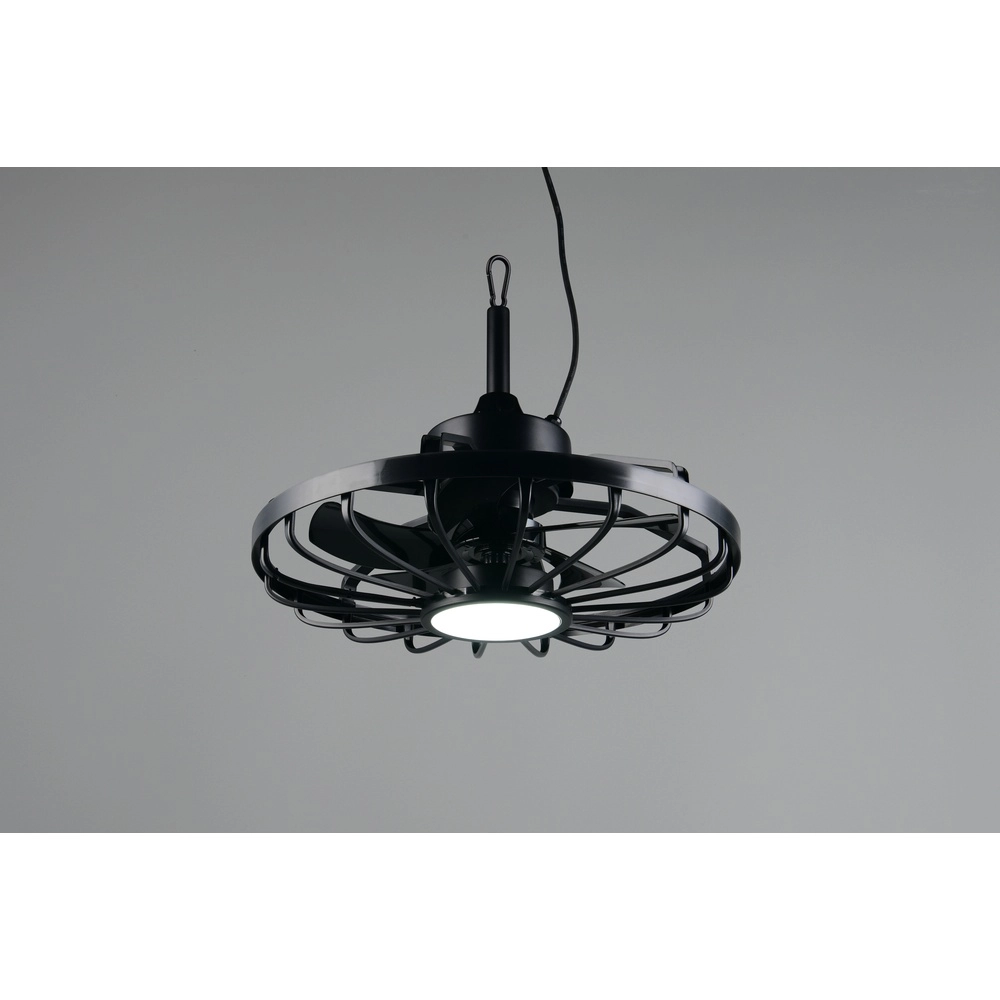 Éventail noir Oslo Ø 51cm Trio 4017807689136