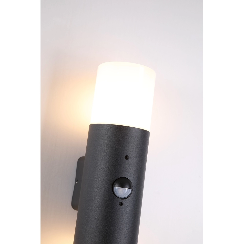 Applique murale Colorado Double noir avec capteur Searchlight 5053423299105
