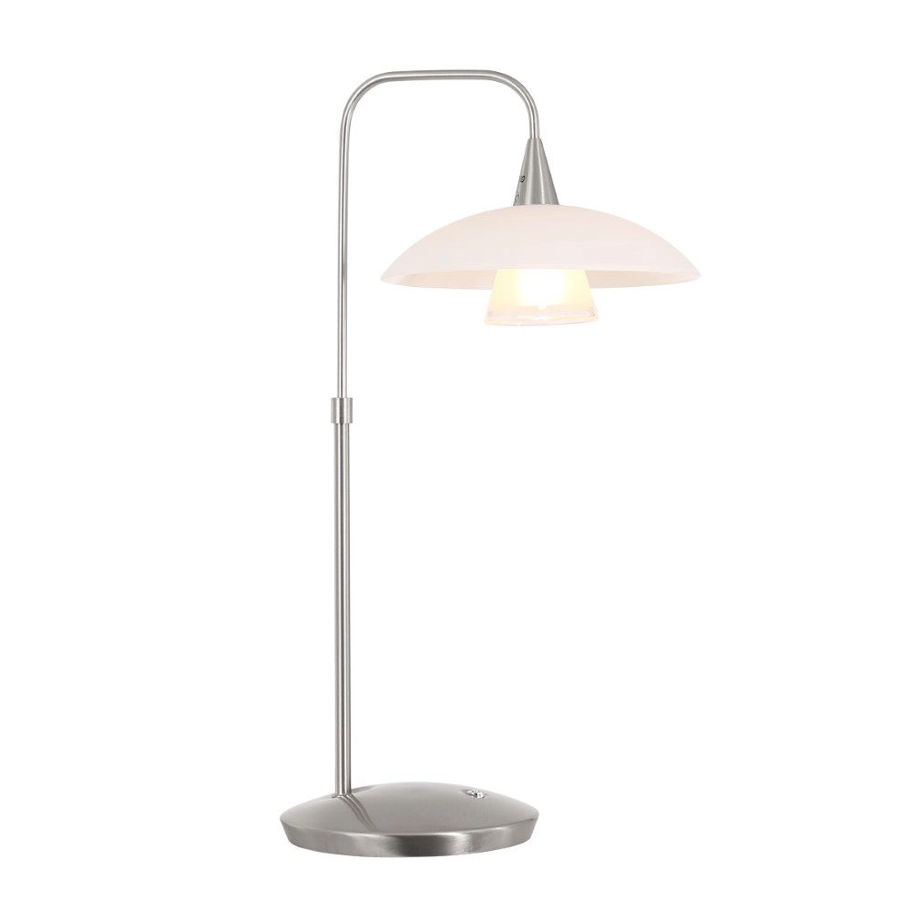Lampe de table Tallerken gris métallisé Steinhauer 8712746132021
