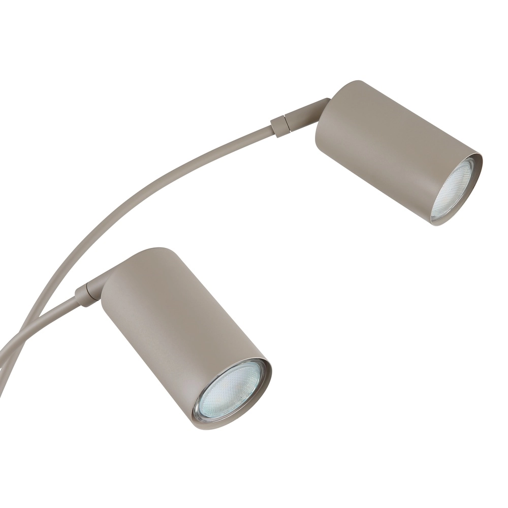 Lampadaire 5 lumières Robby brun sable Globo 9007371566365
