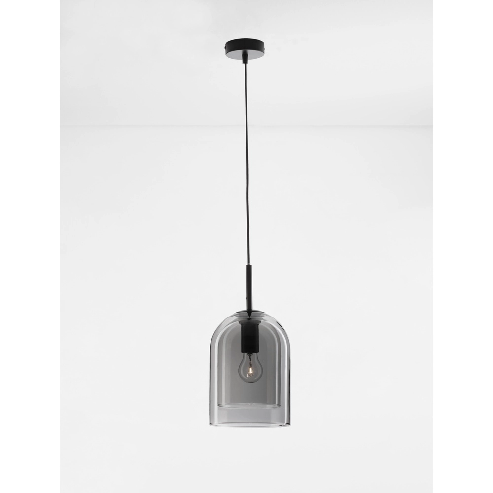 Suspension Velor Simple, Noir Suspension Velor Simple, Noir