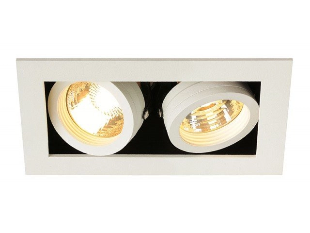 Spot encastrable Kadux 2 GU10 9 cm blanc