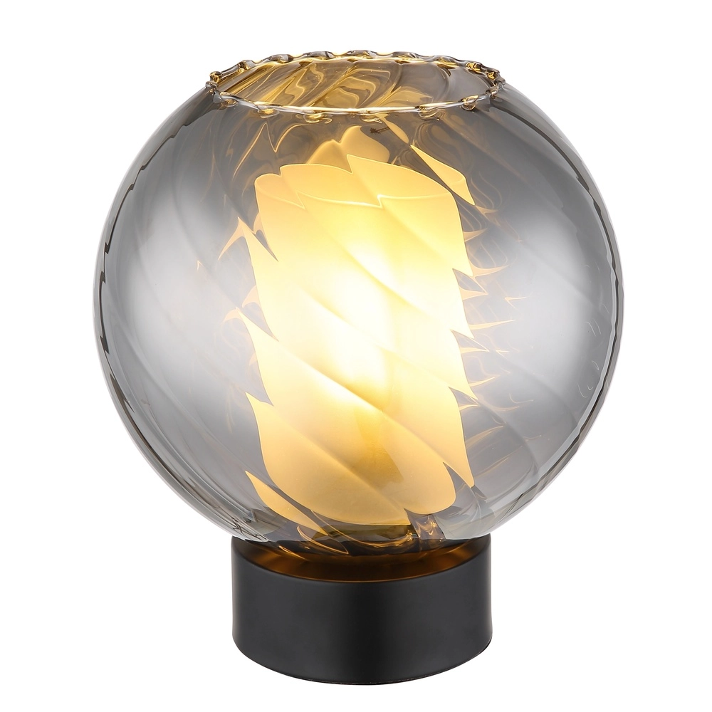 Lampe de table Ulf noir de fumée