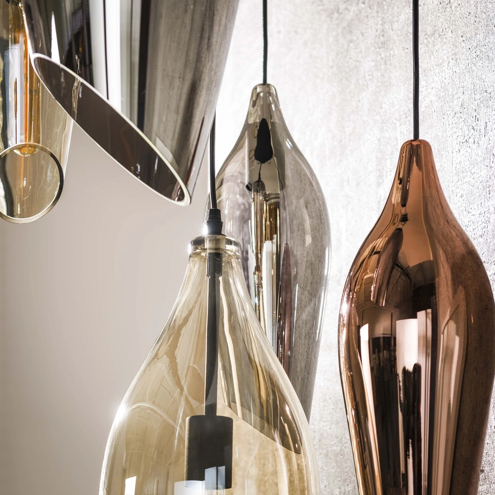 Lampe pendante Vide Cocoon 5x verre coloré Lyora 8716803511910