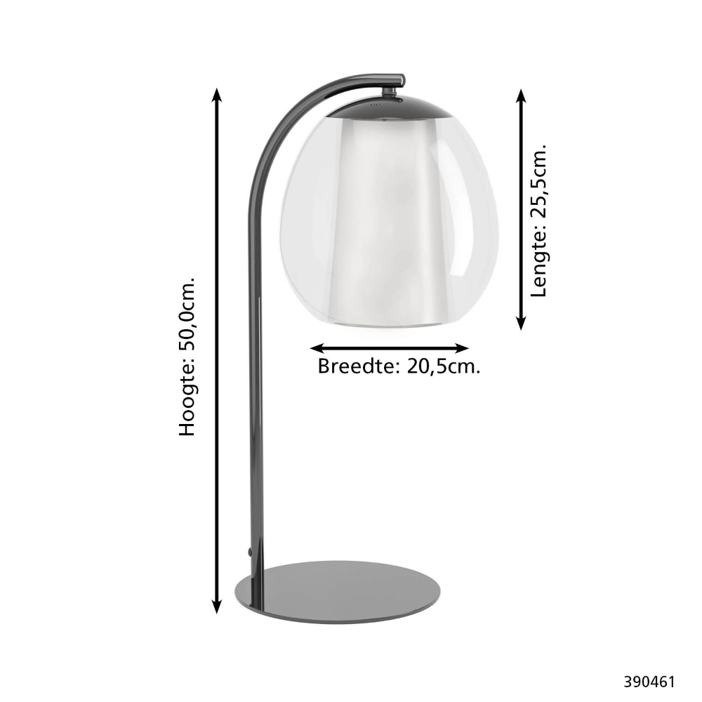 Design table lamp Menorca grey Stars of Light 9008606360017