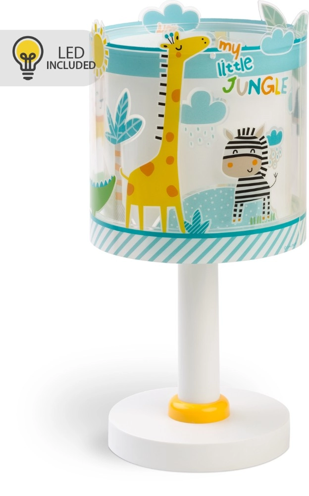 Lampe de table Little Jungle lueur bleue dans l’obscurité Dalber 8420406001807